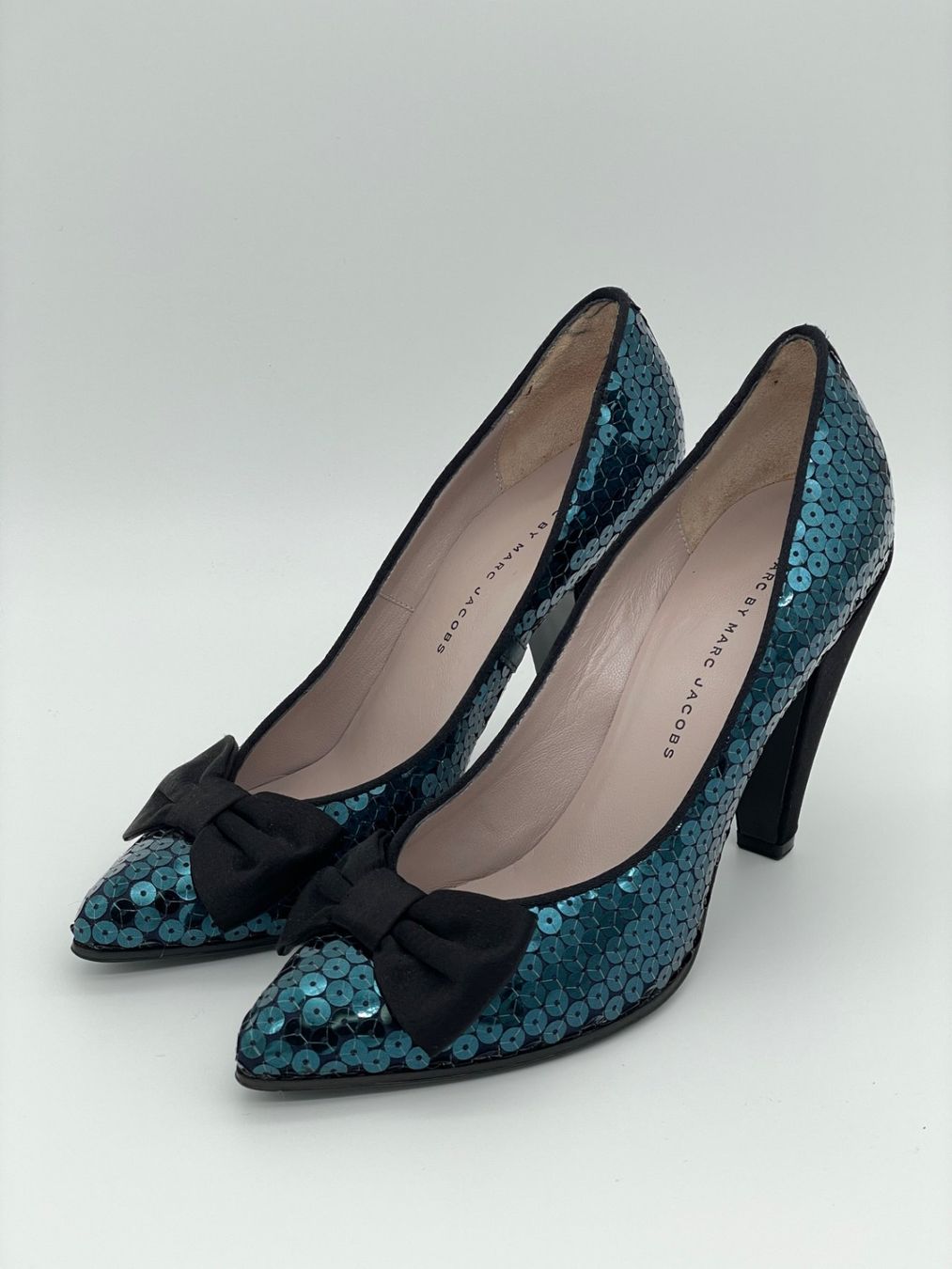 Marc Jacobs Scarpe da donna: Marc Jacobs Sequins Block Pump EU 38.5 Metallic – Usato da Zürich venduto da shoe_shop 2