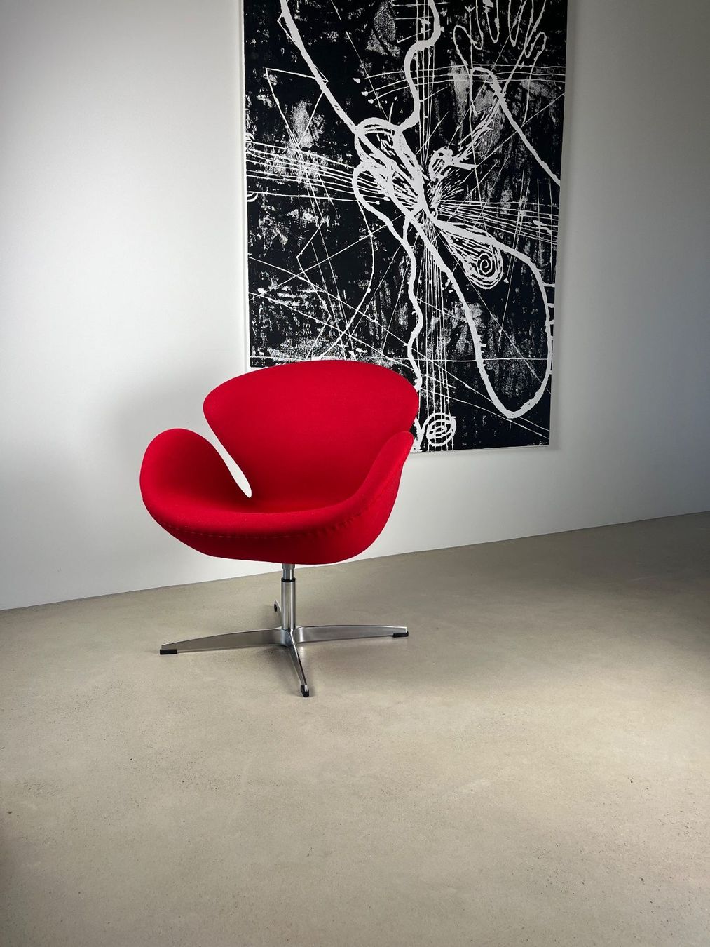 Sedie: Design-Drehsessel in Rot – Nuovo (secondo la descrizione) da Münchenstein venduto da AndreHaus 5