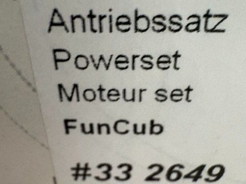 Multiplex Modellismo RC: Antriebssatz Powerset FUNCub – Nuovo e nell'imballaggio originale da Würenlingen venduto da Delfinli1 3