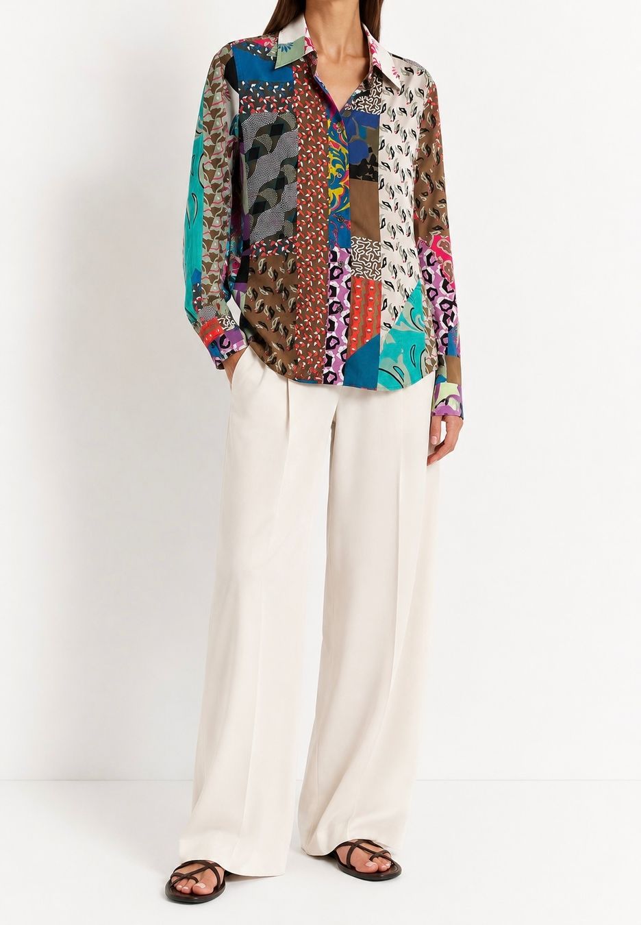 Etro Blusen: Etro Paisley Multicolor Button Down Shirt Hemd – Gebraucht aus Münchenstein von B771