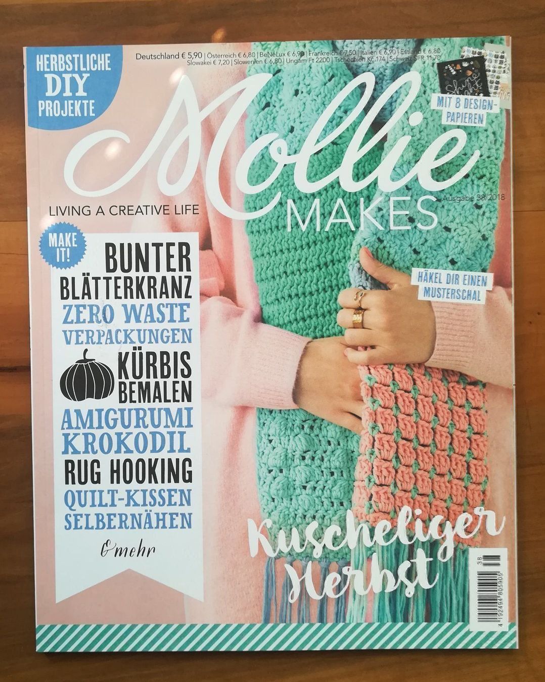 Riviste & Magazine: Mollie Makes, Ausgabe 38/2018 – Nuovo (secondo la descrizione) da Rothenburg venduto da Kaulquappe55
