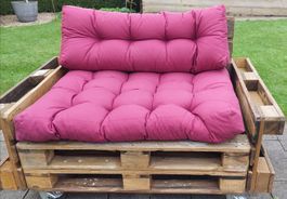 KRAFTER Palettenkissen Bordeaux