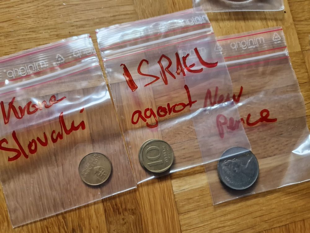 Münzsammelalbum Mit 480 Taschen – 20 Seiten, Inkl. 5 Silber-Reinigungstücher, Schwarz, 15,5x15,5x19,4 Cm