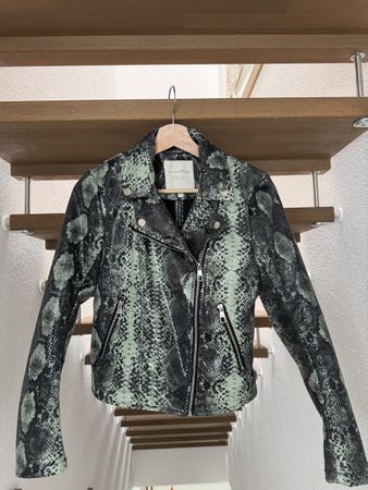 Tom Tailor Denim Jacke im Schlangenmuster, XS, neuwertig