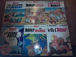 Lot de 6 albums d'Astérix