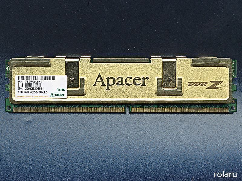 1GB Apacer PC2-6400U/DDR2-800 CL5 (6x) | Kaufen auf Ricardo