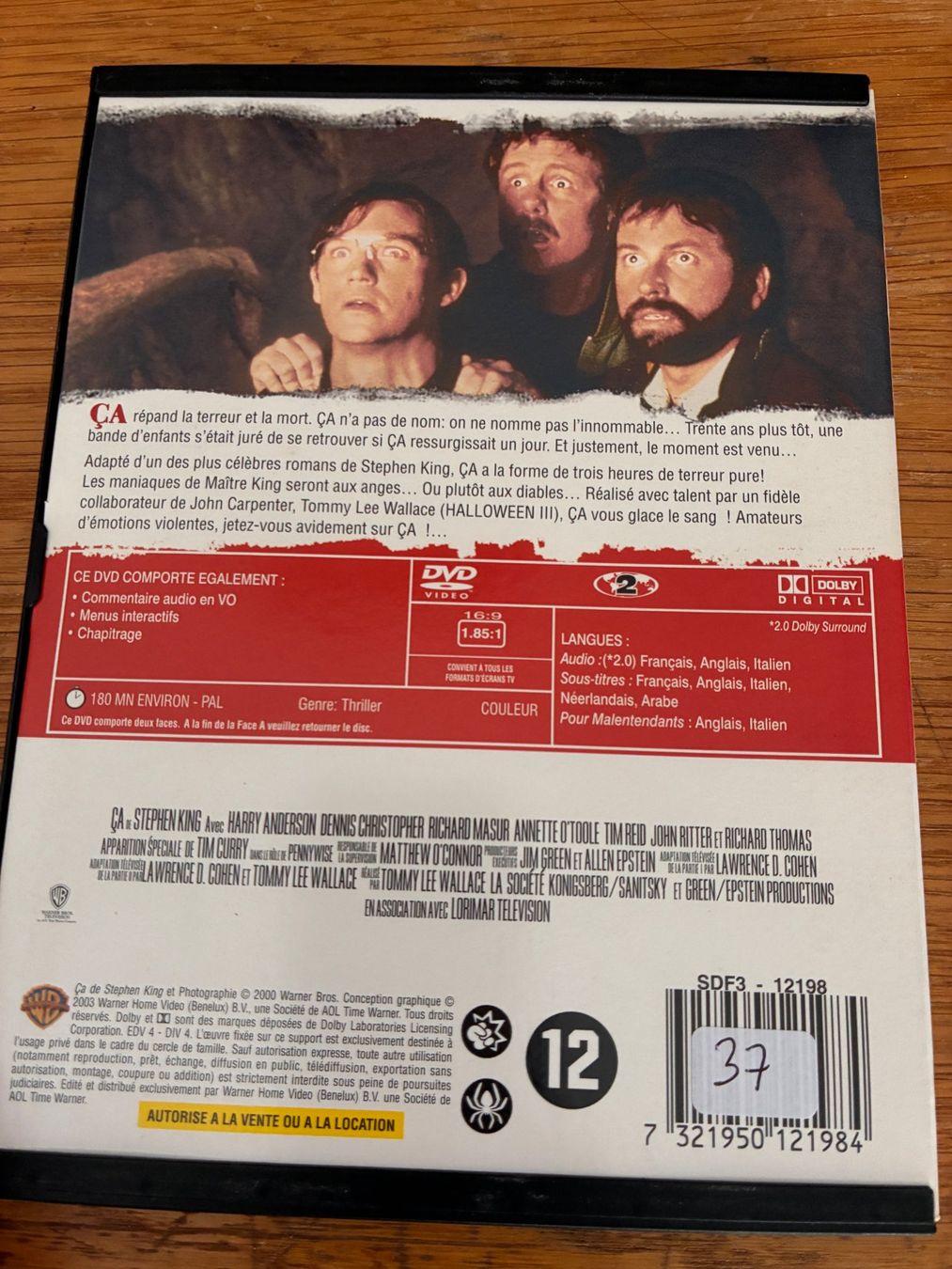 Tutti i DVDs: Ca - Ça - IT (1990, DVD, Tim Curry, Stephen King) – Usato da Vevey venduto da zecollector 1