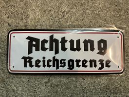 Achtung reichsgrenze Deutschland 