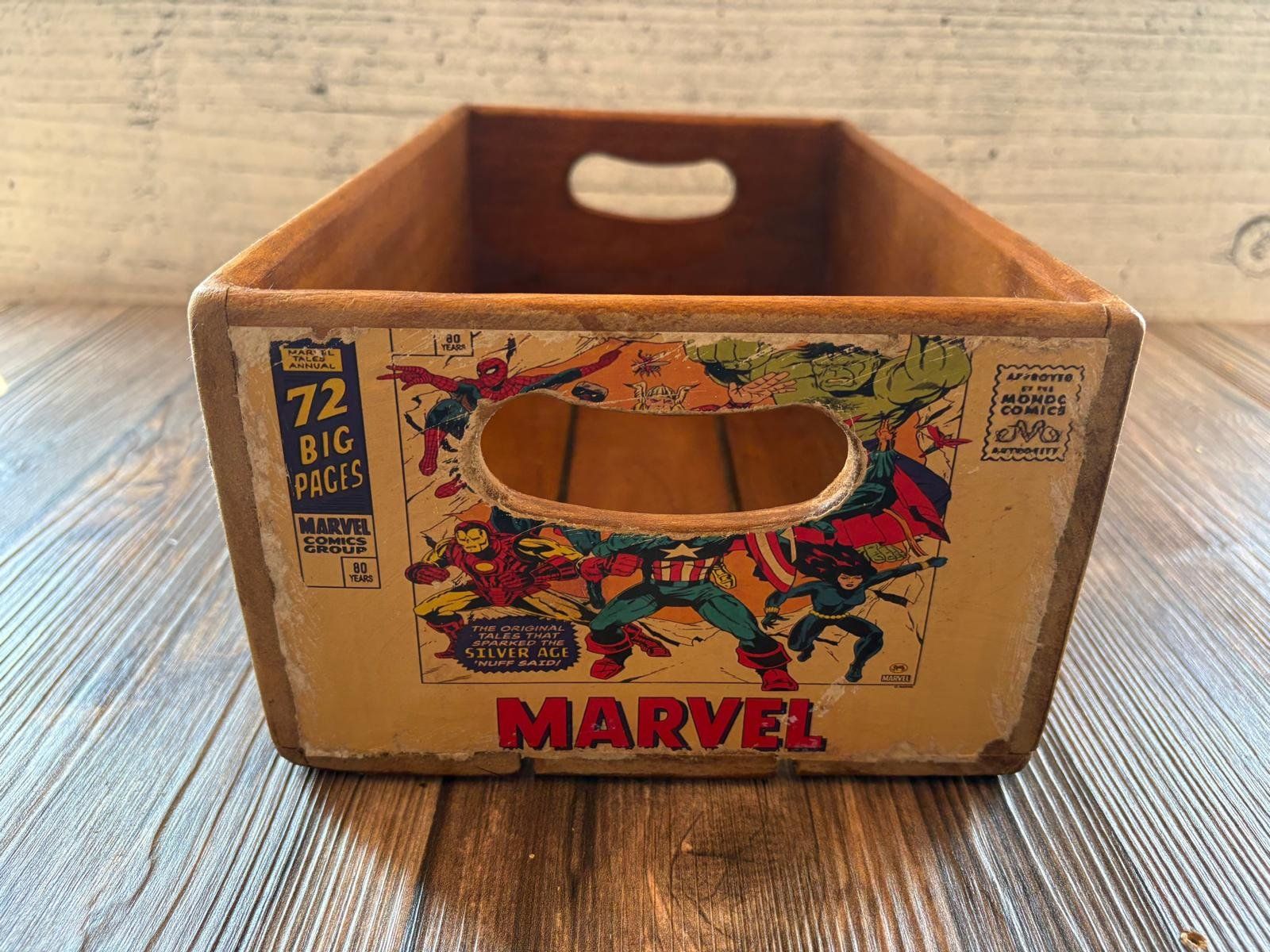 Caisses de transport: Holzkiste Marvel Comics Design - selten und cool – D'occasion à Wetzikon ZH par Boldeagle01 3