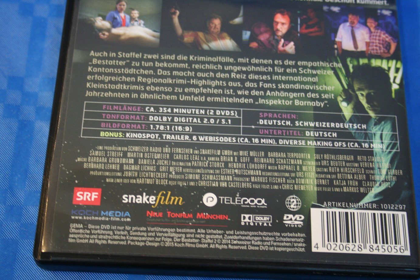 Tutti i DVDs: Der Bestatter, 2. Staffel – Usato da Wettingen venduto da zibi137 3