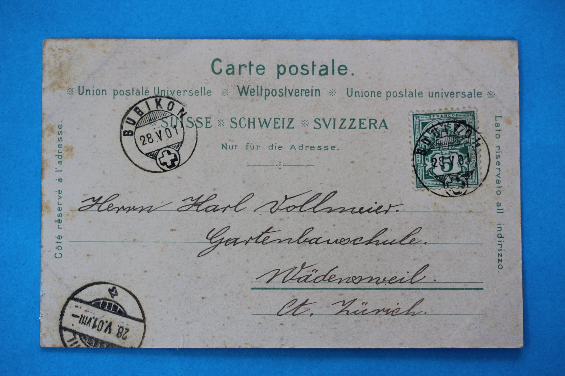 Ansichtskarten: BUBIKON LITHO AK – Gebraucht aus Lotzwil von pirolh 1