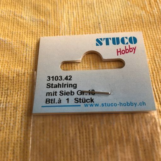 Kit bricolage: STAHLRING MIT SIEB GR.18 – Nuovo e nell'imballaggio originale da Ostermundigen venduto da wini63 2