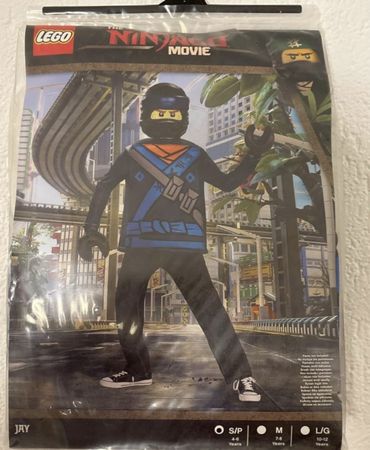 Fasnacht? Lego Ninjago Jay Kostüm, Grösse S/P (4-6)