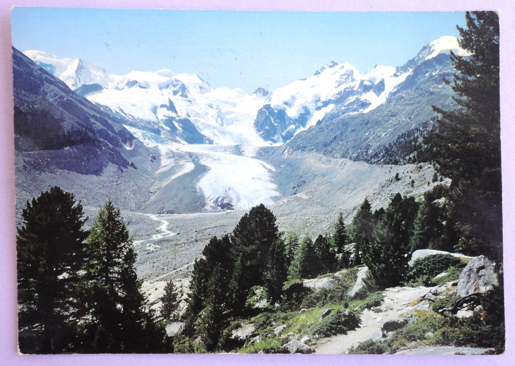 Cartoline postali: Morteratschgletscher mit Berninagruppe – Usato da Fétigny venduto da Billy2miny