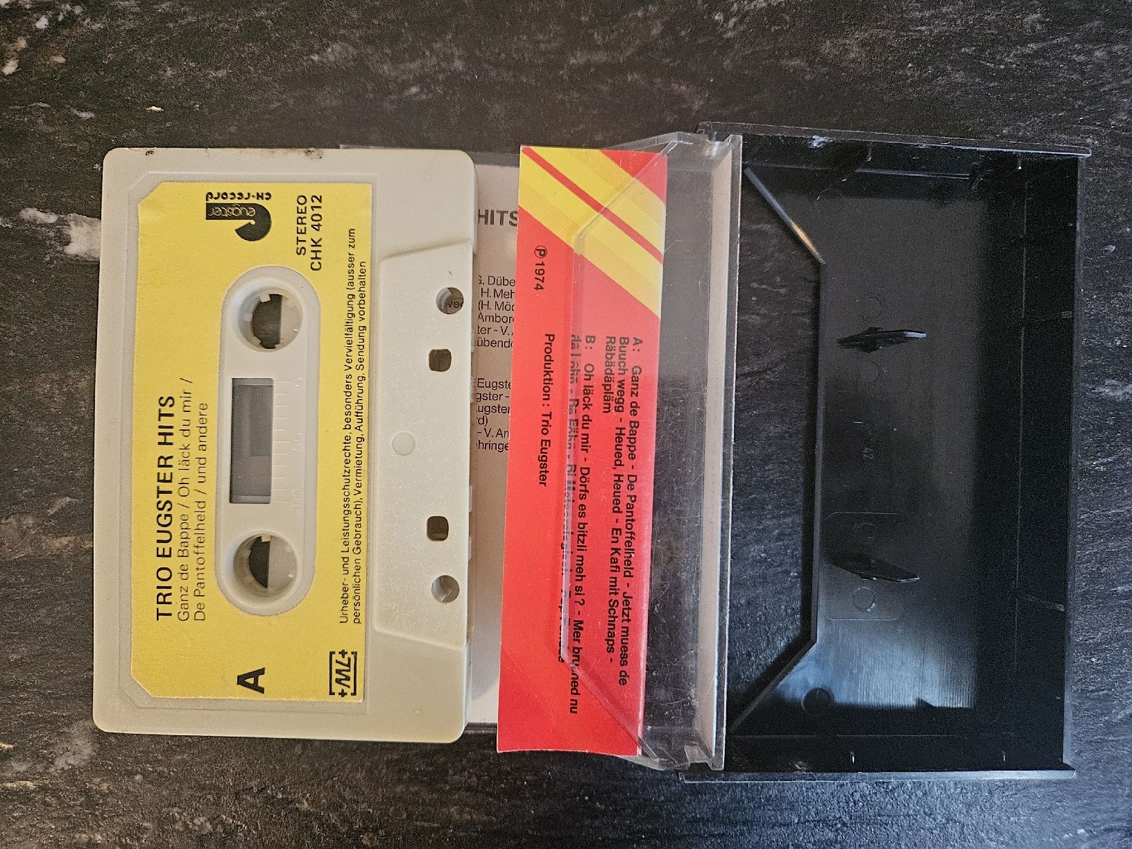 Musicassette: Trio Eugster - Hits Kassette - En Kafi mit Schnaps – Usato da Eschenbach SG venduto da MarThu