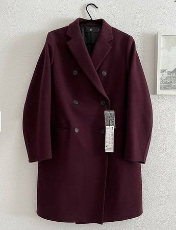 +J DOUBLEFACE MANTEL Uniqlo+Jil Sander NEU