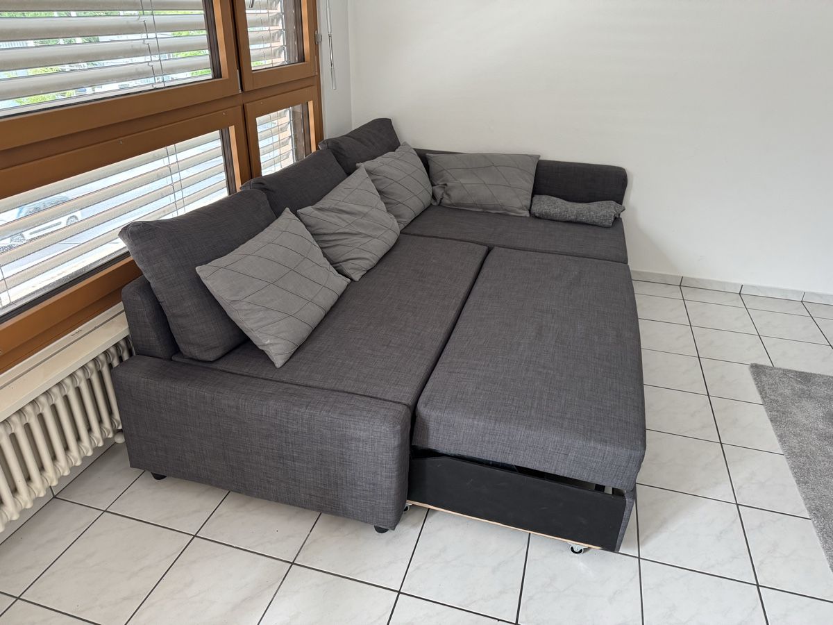 Divani: Ecksofa mit Bettfunktion, grau, Top Zust – Usato da Luzern venduto da nares04 3