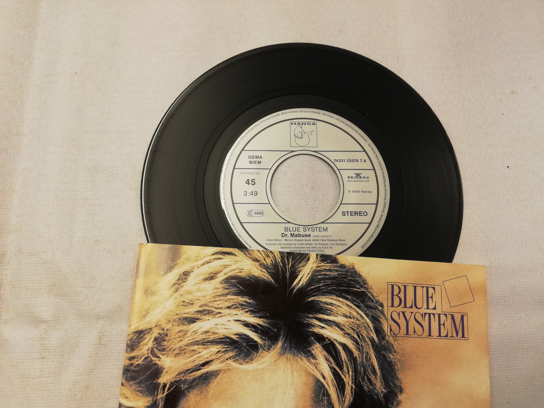 Vinyles: BLUE SYSTEM - DR. MABUSE – D'occasion à Bern par Vinylsound.ch 2