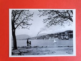 Carte postale CP, Lac de Neuchâtel Victor Attinger vers 1900