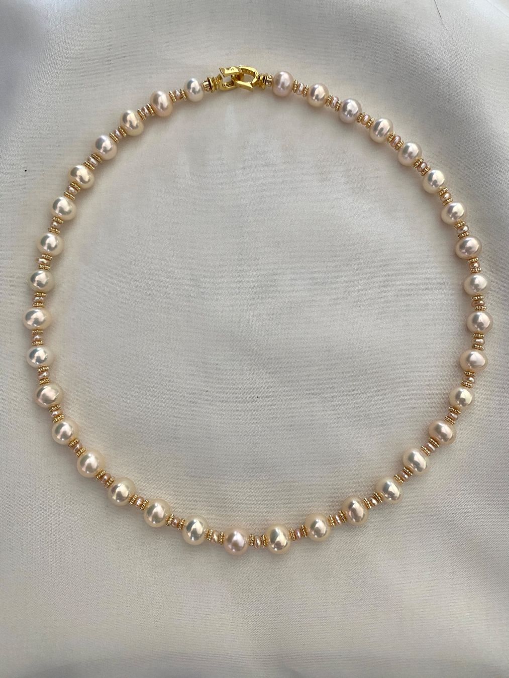 Bracelets: Top Glanz Süsswasserperlen Kette echte – Neuf avec emballage d'origine à Sarnen par Yingsperlen2 1