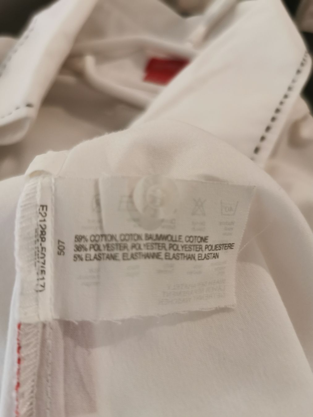 Esprit Blusen: BLUSE ESPRIT WEISS Gr 36/38, Kontrastnähte, tailliert – Gebraucht aus Erlenbach ZH von alisamilana 5