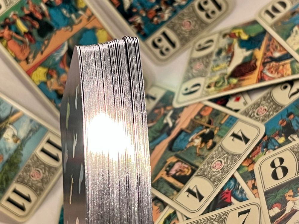 Jeu de 78 cartes pour Tarot Optic - Cartes Grimaud
