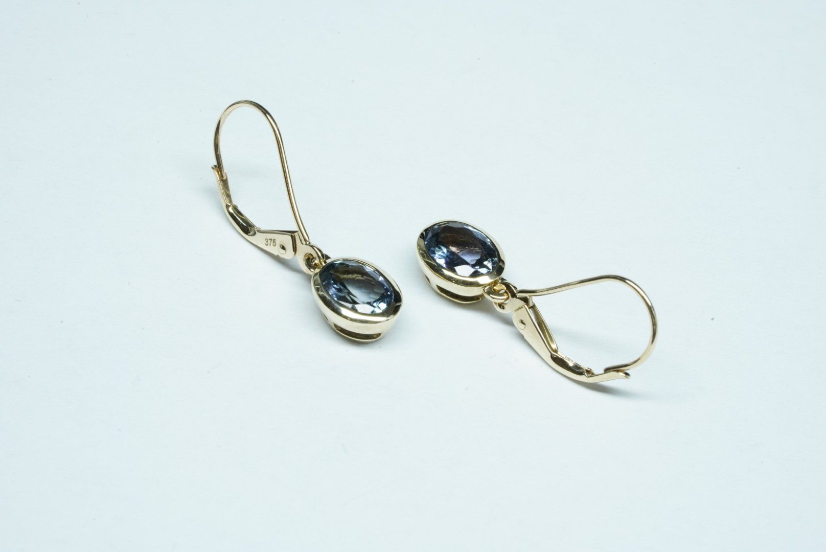 Ohrringe & -stecker: Ohrringe 9k Gelbgold mit Tansanit – Gebraucht aus Bülach von Re-Jewelled 5