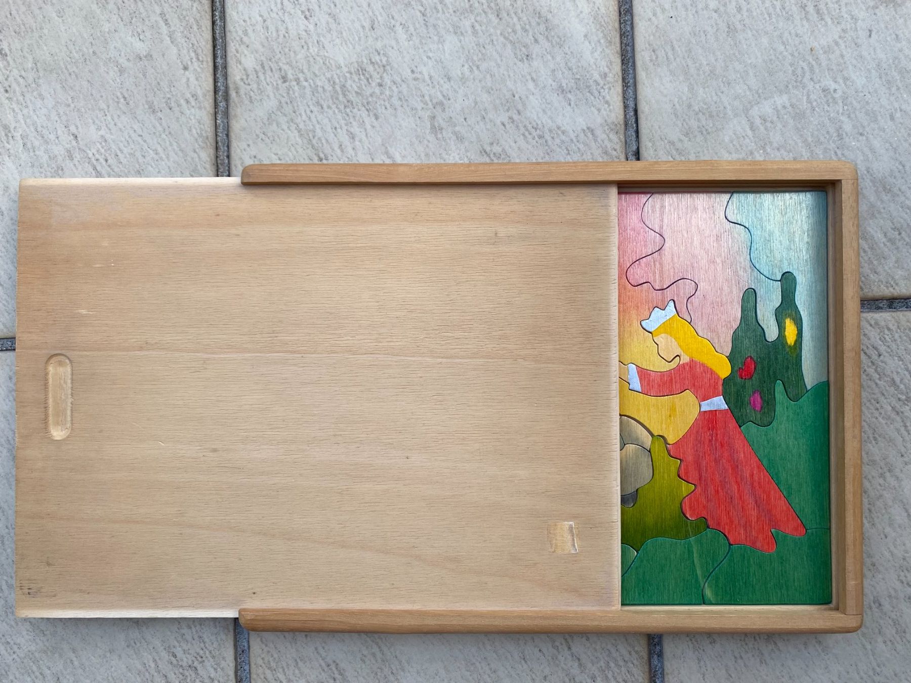 Articoli in legno: Puzzle, "Der Froschkönig" – Usato da Luzern venduto da Hutti1968 1