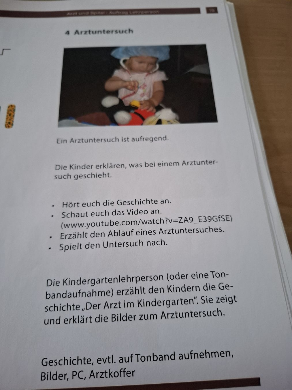 Riviste & Magazine: Arzt und Spital Kindergarten Arbeitsmappen – Usato da Kaisten venduto da mesca11 4