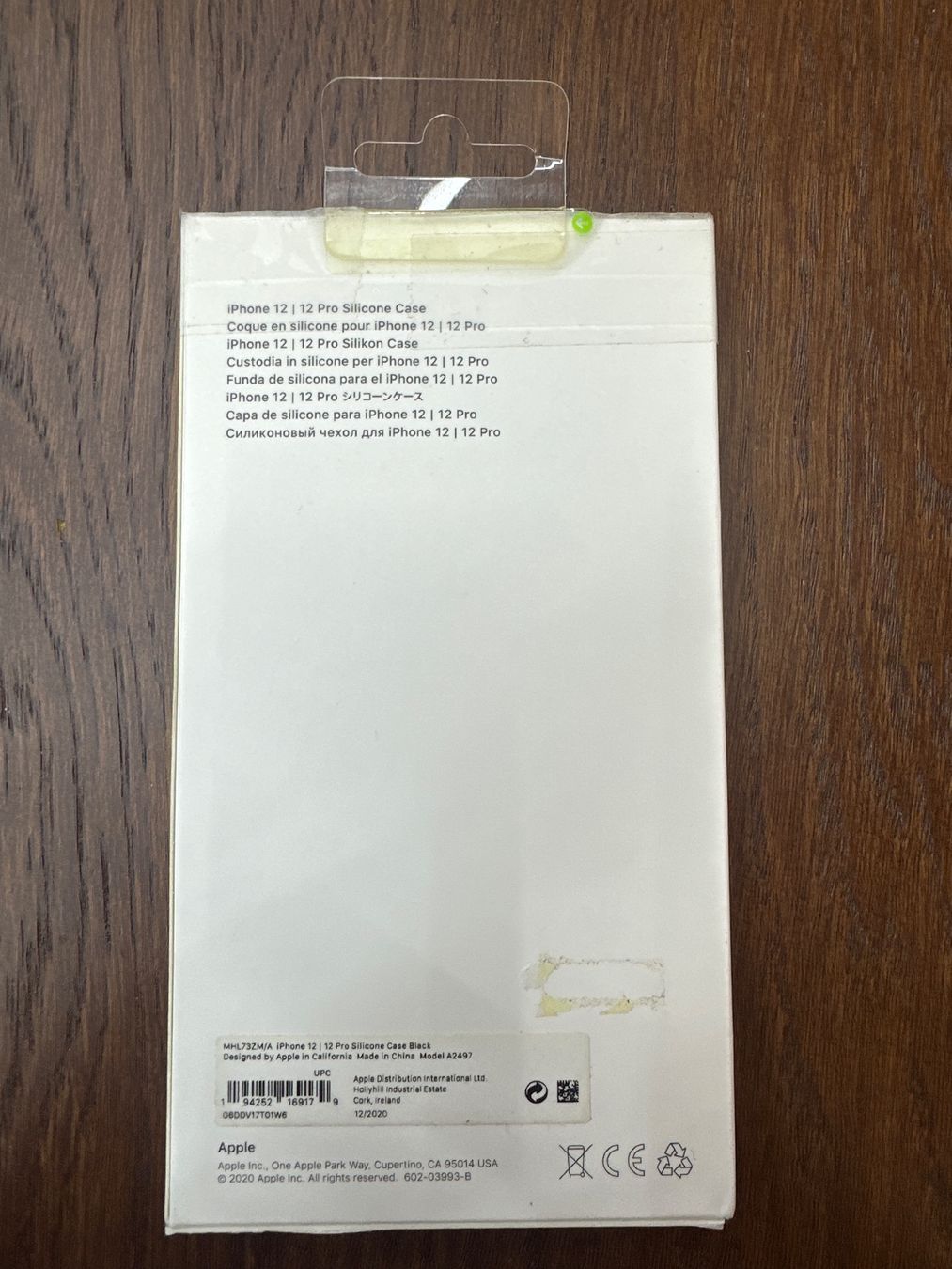 Apple Cover & Protezioni schermo: iPhone 12 Pro Schwarz Case mit MagSafe Neu & Originalverpack – Nuovo e nell'imballaggio originale da Meilen venduto da cla_6d9b 1