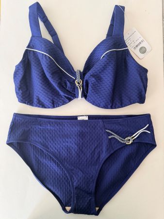 ULLA, Bikini PORTOFINO, Grösse 90E/40, Farbe Dunkelblau
