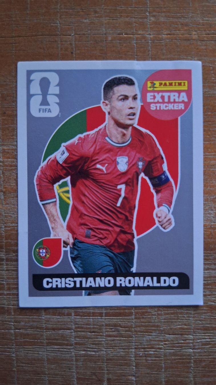 Panini Sammelbilder & Trading cards: Panini Extra Sticker Cristiano Ronaldo Silber – Gebraucht aus Zürich von Vittel6
