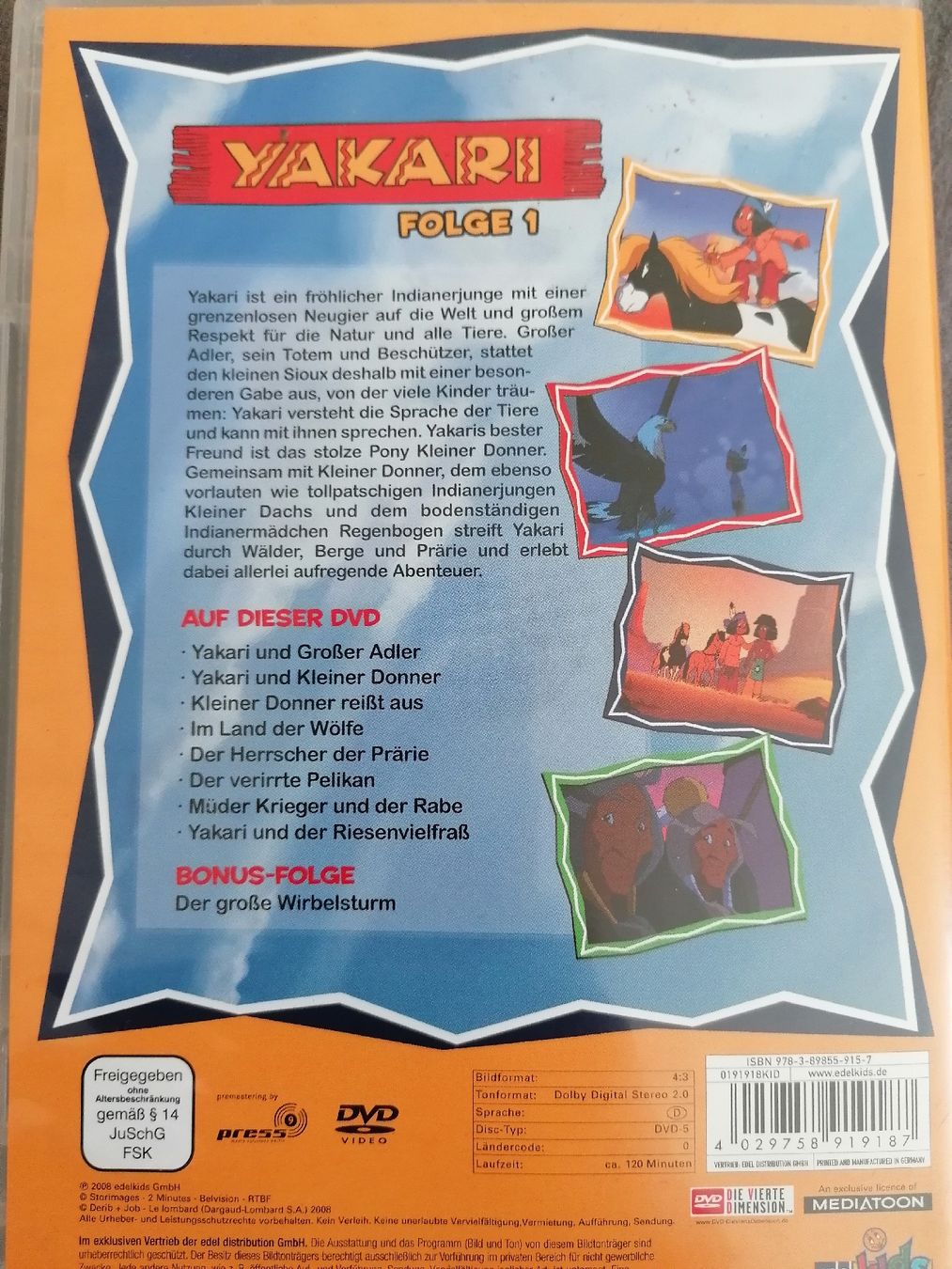 Tutti i DVDs: Yakari Folge 1 DVD – Usato da Oberdiessbach venduto da Zwerg82 1
