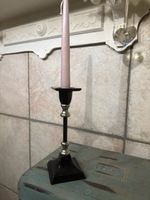 Kerzenständer Metall und Holz