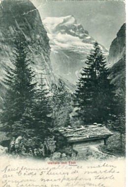 Cartoline postali: Uelialp mit Tödi – Usato da Ottikon b.Kemptth. venduto da Neptun1974