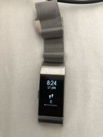 Original FitBit Fitness-Uhr, Smartwatch, Metallarmband
