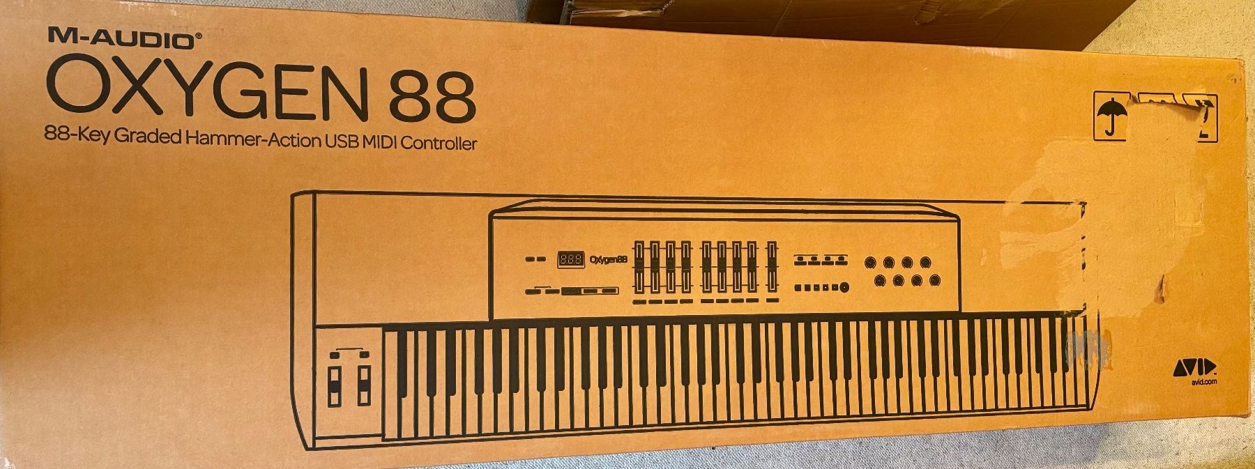 Strumenti musicali: M-Audio Oxygen 88 USB MIDI-Controller & Pedal – Usato da Bottmingen venduto da ann_ys87 1