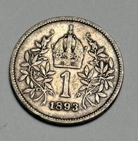 Pièce 1 Kreuzer Autriche 1893 poids 4.94g état correct