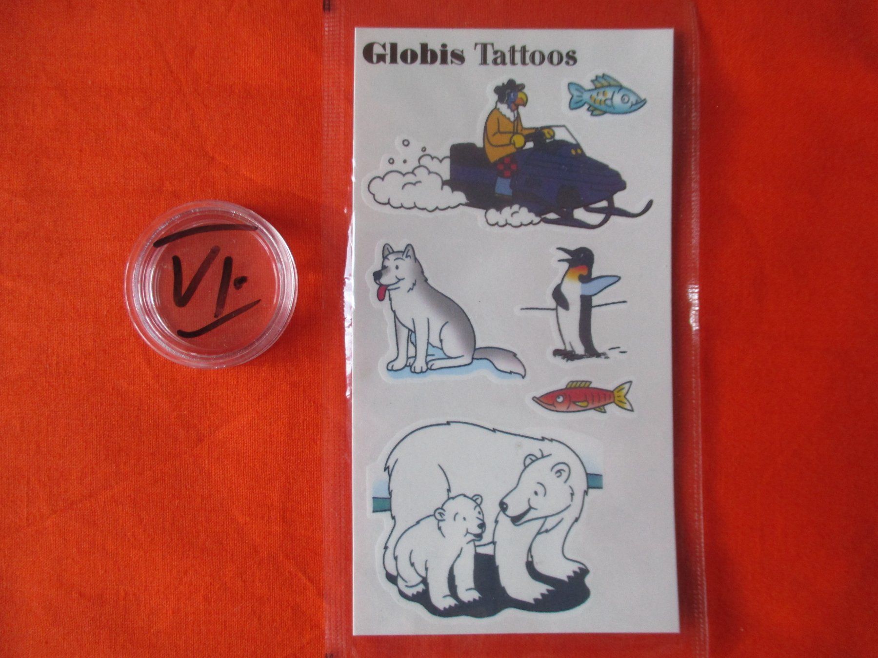 Sticker: Globi Tattoo – Nuovo e nell'imballaggio originale da Birsfelden venduto da alles-muss-raus