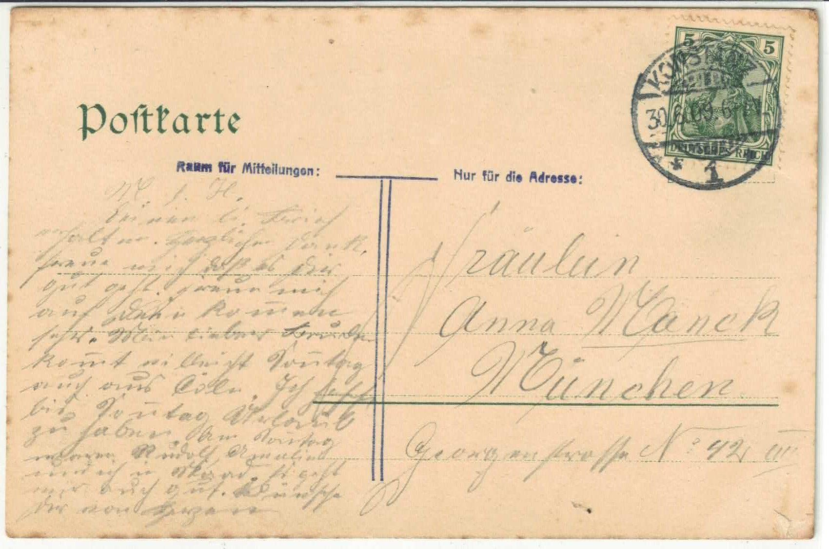 Cartoline postali: Konstanz - Rheinbrücke mit Münster – Usato da Ettingen venduto da Kartenplanet 1
