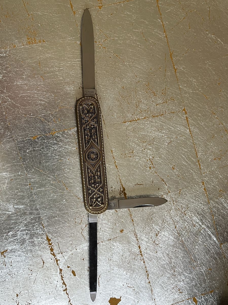 Coltelli tascabile: Antikes Taschenmesser, E. Bonsmann Solingen, – Usato da Rüti ZH venduto da Walti0 5