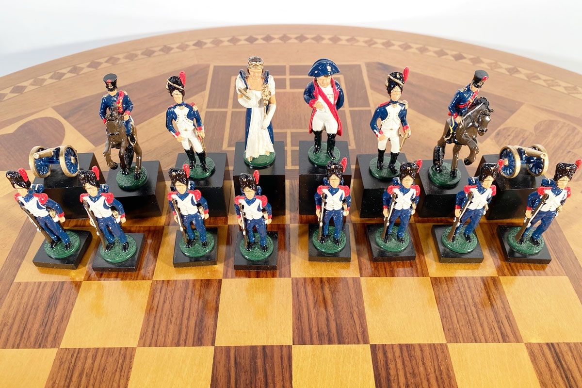 Spiele: Zinn Schachfiguren The Waterloo Chess Set – Gebraucht aus Ballwil von ClassicGallery 7