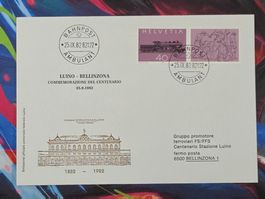 CL28 Enveloppe + Timbre Suisse 1982