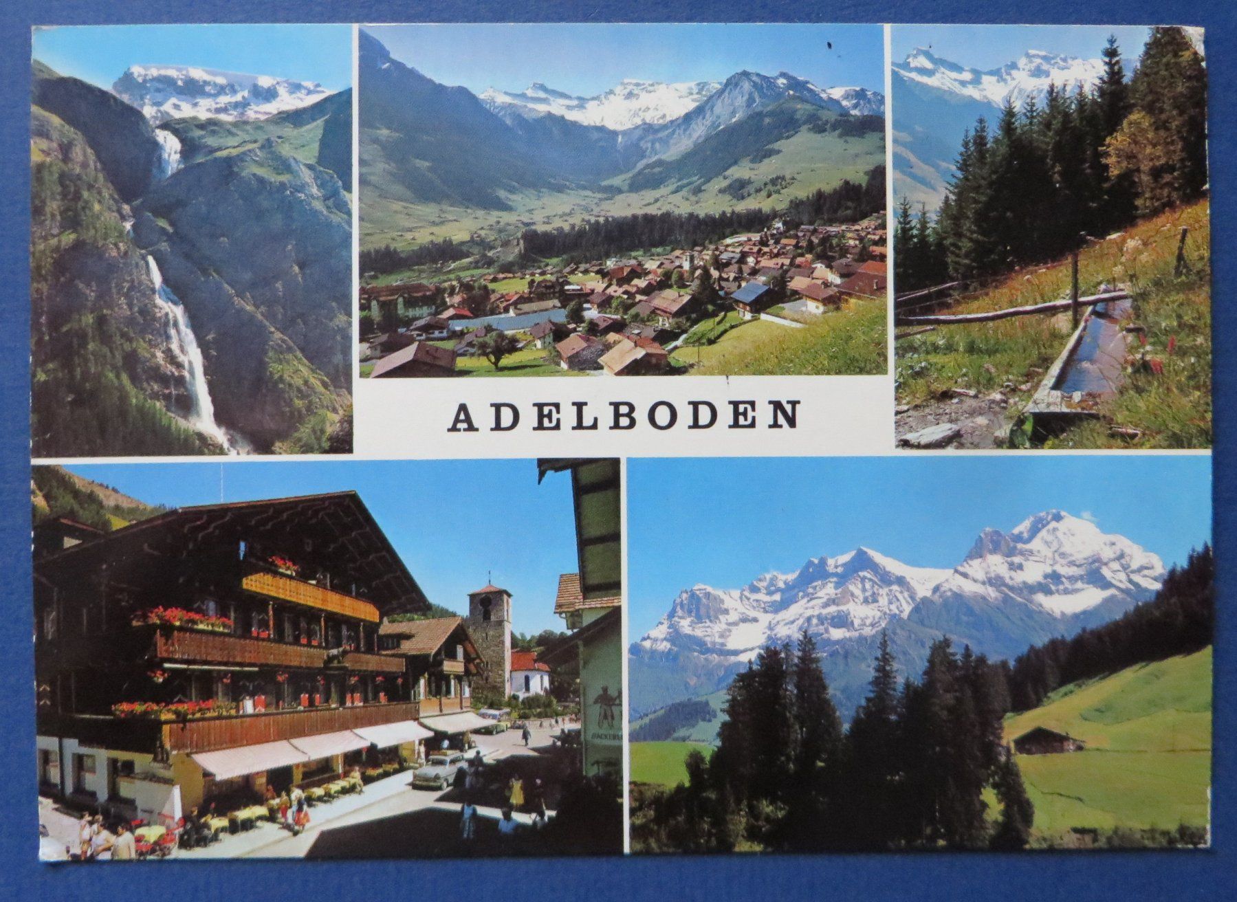 Ansichtskarten: Vintage Ansichtskarte Adelboden, gelaufen 1976 – Gebraucht aus Neuhausen am Rheinfall von Arielle55