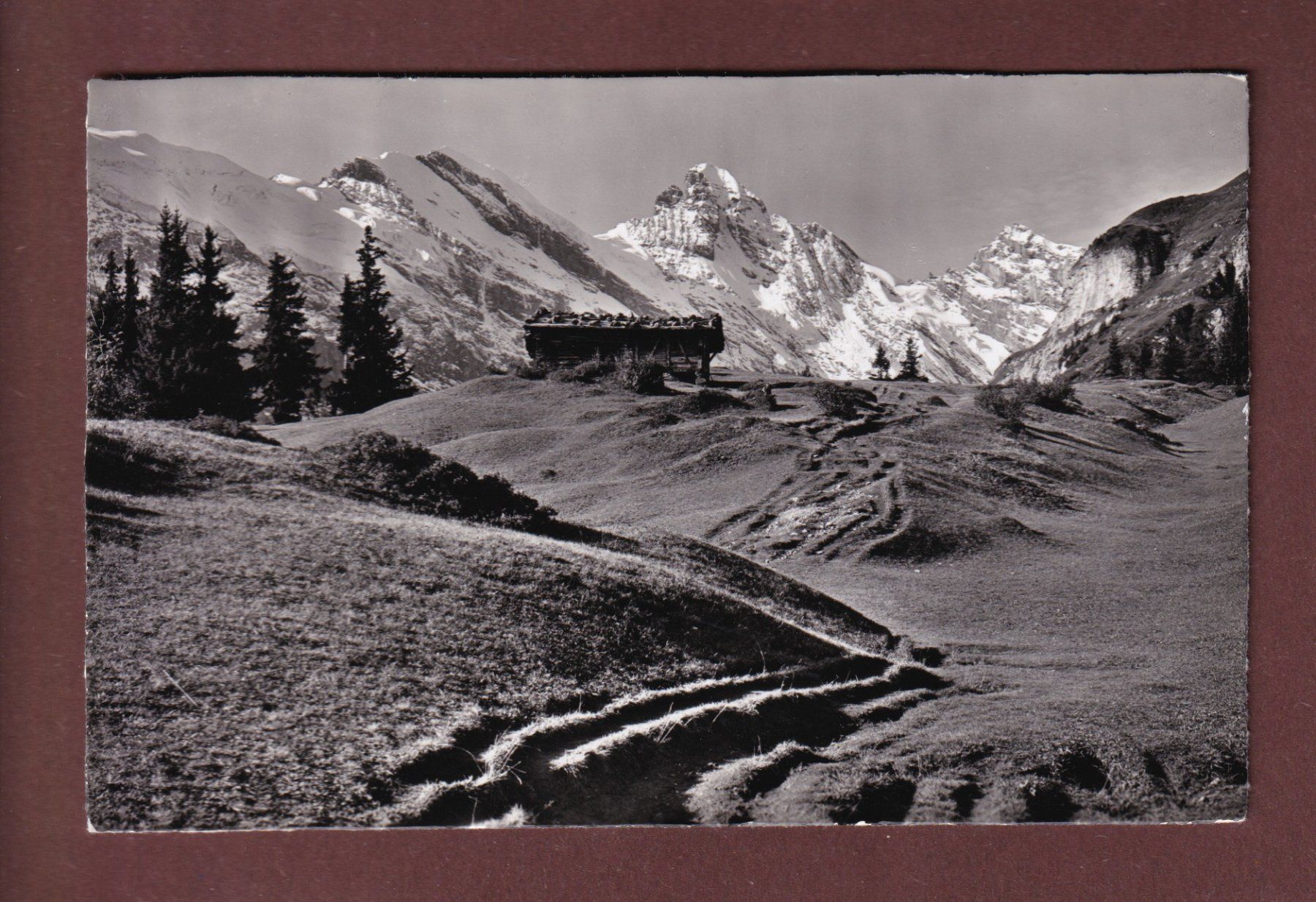 Cartoline postali: MÜRREN - Landschaft im Wintertal – Usato da Pully venduto da nicecards-shop