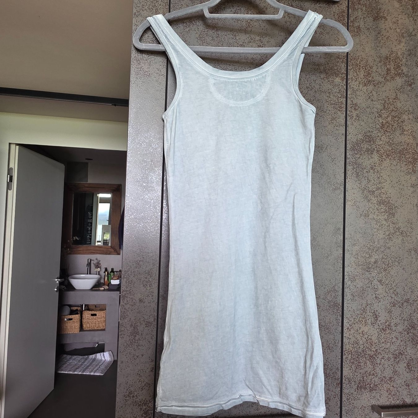 Nile Top: 🐸 NILE LONG TOP HELLGRAU TANK TOP – Nuovo (secondo la descrizione) da Môtier (Vully) venduto da Frogs 5