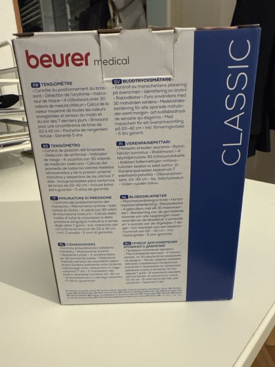Beurer Medizinische Geräte: Beurer Blutdruckmessgerät – Neu und originalverpackt aus basel von yuri.H 1
