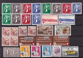 CH Briefmarken Lot ungestempelt */**