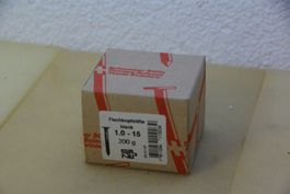 1 Pkt. Flachkopfstifte 1.0 - 15, 200g