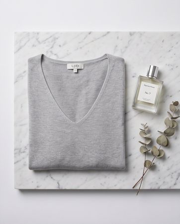 Lpb pull brillant gris clair - très bon état - taille M/L